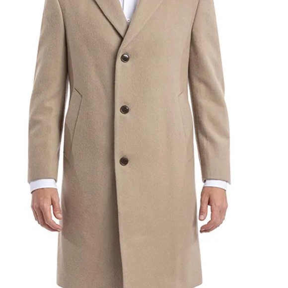 mens chaps dress coat Beige ￼48L. - Picture 1 of 3